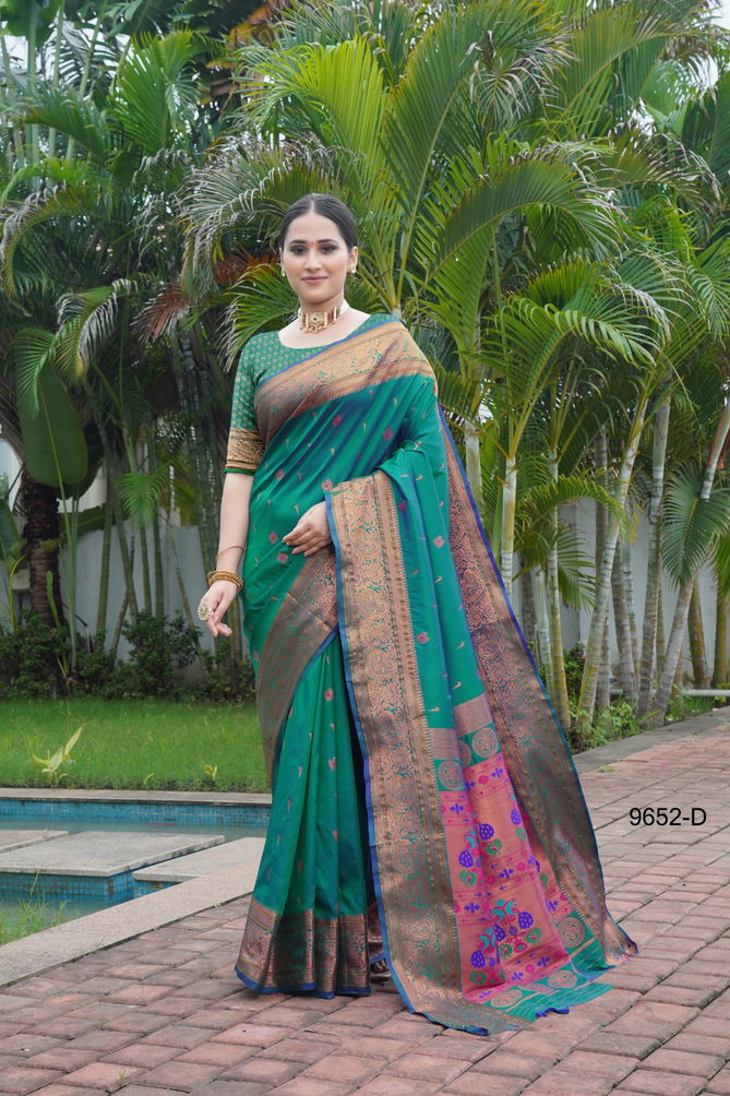 Pethani 9652 By SRC Silk Designer Wedding Sarees Wholesale Shop In Surat